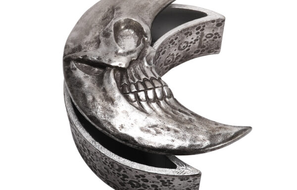 Skull Moon Trinket Box silver