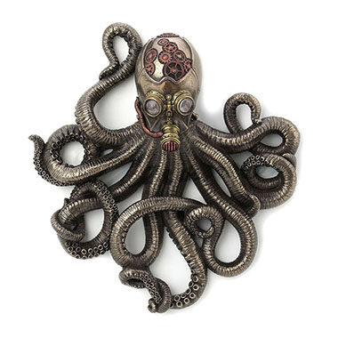 Rebreather Octopus Wall Plaque