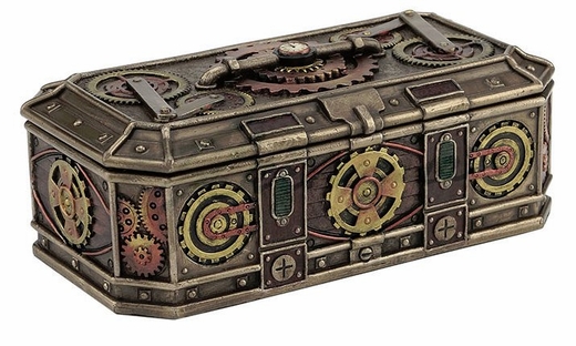 Steampunk Gears Trinket Box
