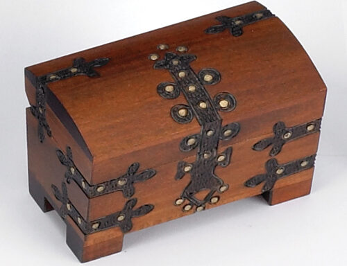 Treasure Chest Box Hand Carved