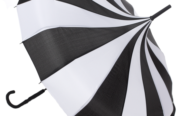 Pagoda Umbrella – Black & White